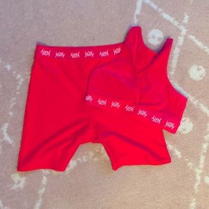 Yitty shorts and sports bra